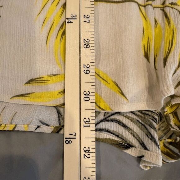 Coco + Jaimeson Beaded Gauzy Tropical Short Romper Spaghetti Straps Size Small - Picture 12 of 13